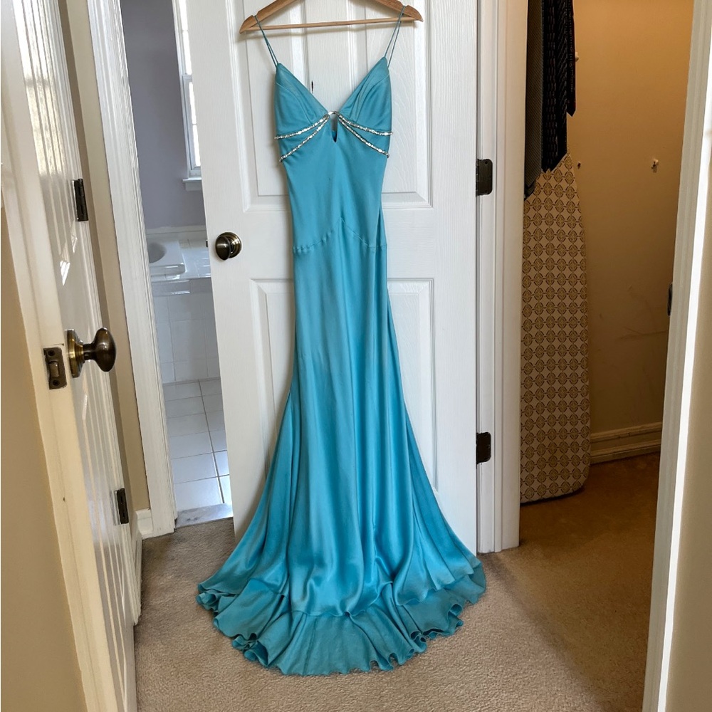 100% Silk Dina Barel Gown - S